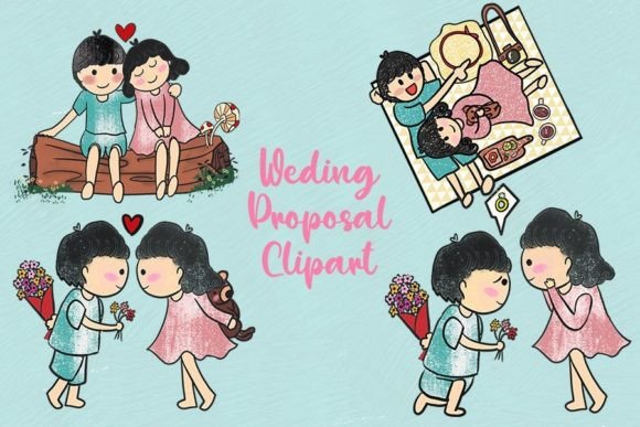 Capturing the Moment: Using Wedding Proposal Clipart