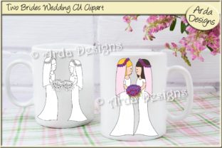 Celebrating Love: The Versatility of Two Brides Wedding Clipart