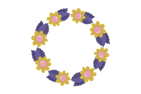Circle Floral Frame Wedding: A Design Asset for Every Occasion