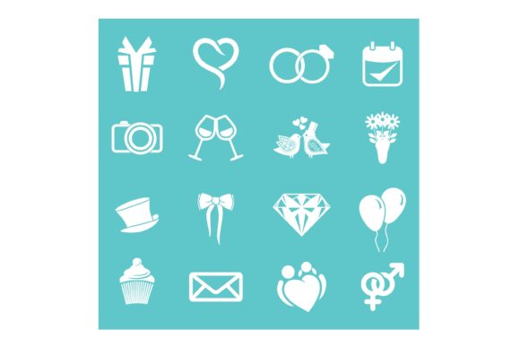 Creating Cohesive Wedding Visuals with the Perfect Icon Set