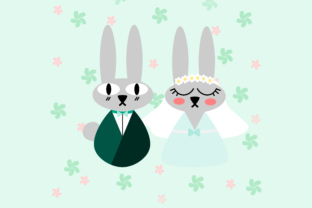 Designing Joyful Occasions: The Bunny Couple Illustration