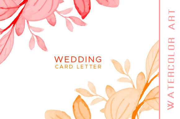 Watercolor Wedding Card Art Set: A Designer's Dream Template